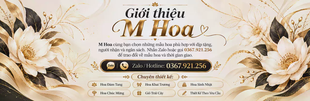 Ảnh bìa Shop hoa tươi Phường Châu Sơn Ninh Bình - Một món hoa, nhiều điều muốn nói